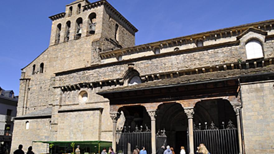 Una imagen de la catedral de Jaca.