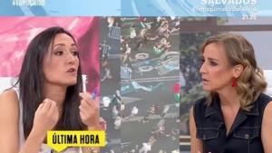 Ana Martín y Tania Sánchez en La roca