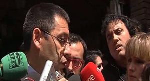 Declaracions de Bartomeu abans del dinar de directives.