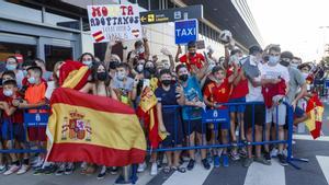 La afición española se volcó en el último precedente en Badajoz