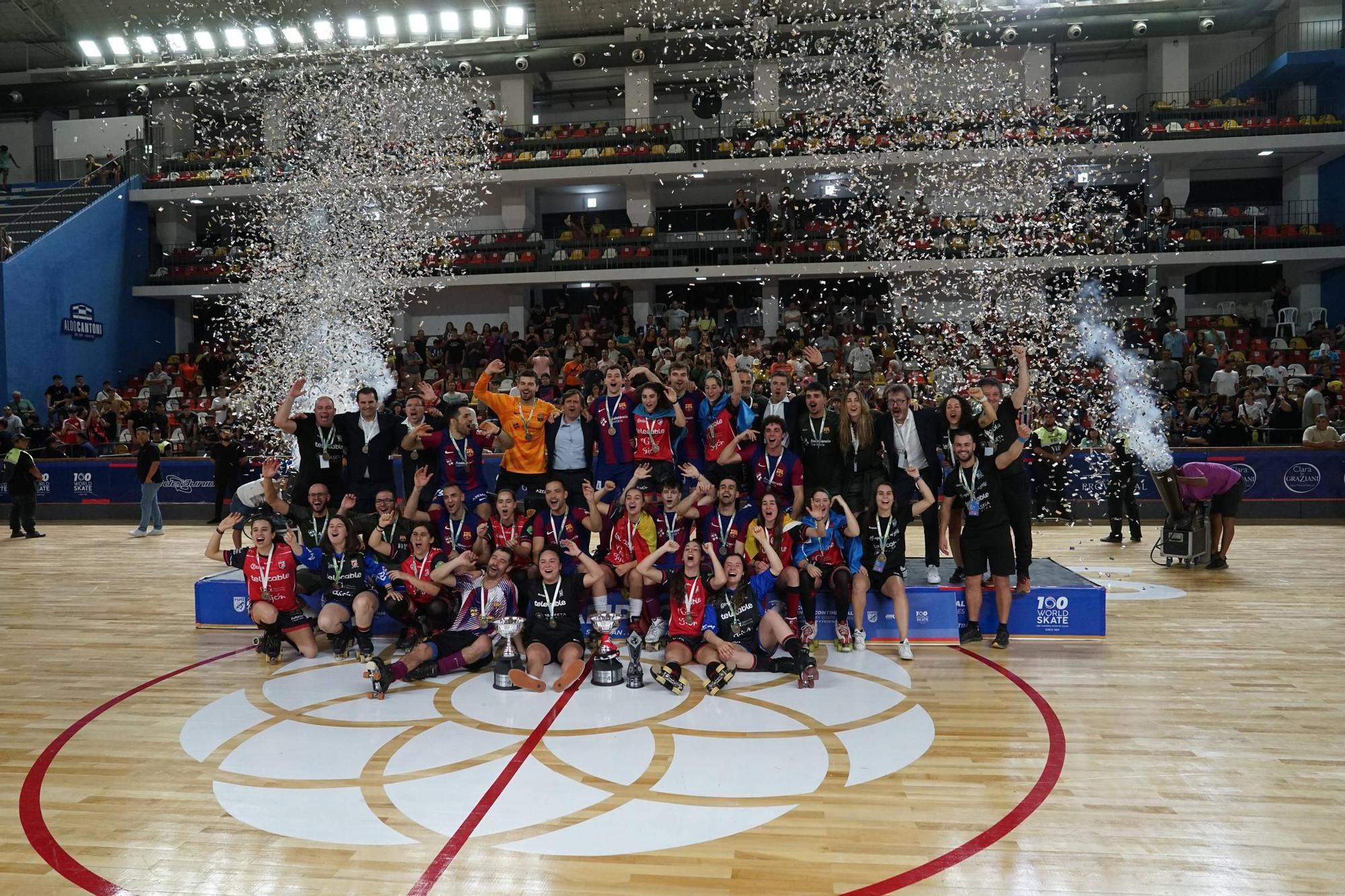 EN IMÁGENES: El Telecable Gijón de hockey hace historia y ya son campeonas del mundo