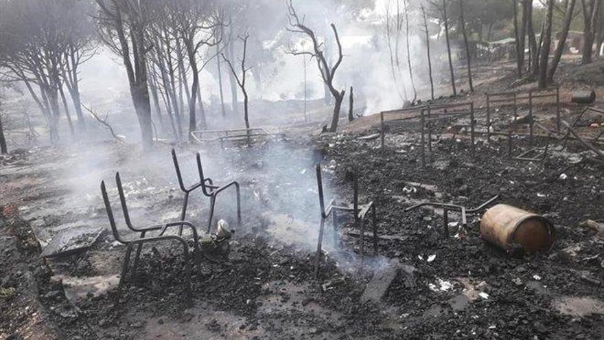 Un incendio evidencia la precariedad de los asentamientos de inmigrantes en Huelva