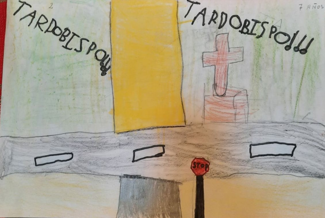 Participantes en el I Concurso de Dibujo Infantil Tardobispo 2021
