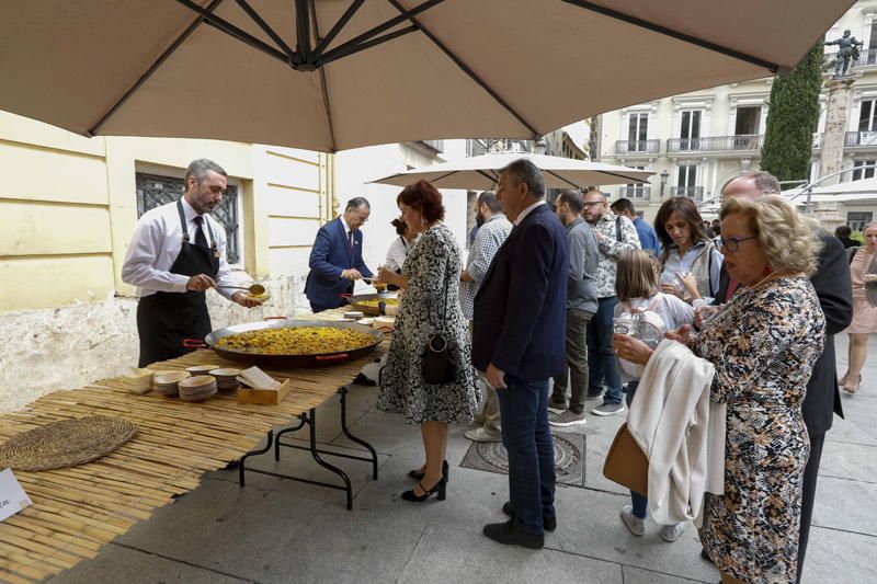 9 d'Octubre: Recepción de invitados en el Palau de la Generalitat