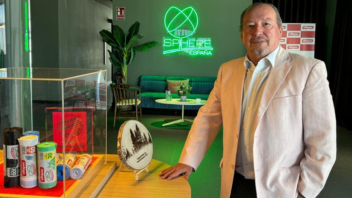 Alfonso Biel, presidente CEO de Sphere España, apuesta por la ampliación de nuevas líneas de productos y la inversión en Aragón.