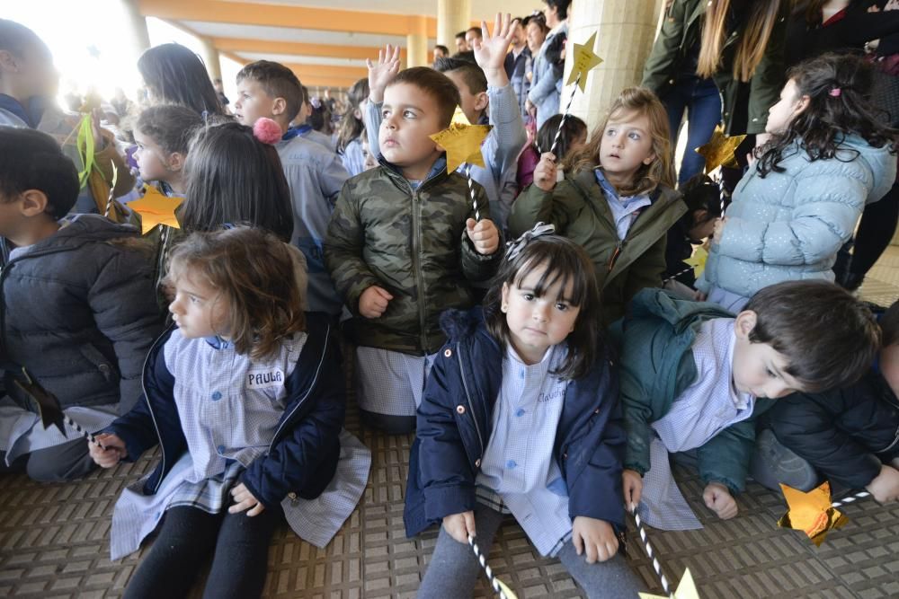 Actos por la paz en el Luisa de Marillac