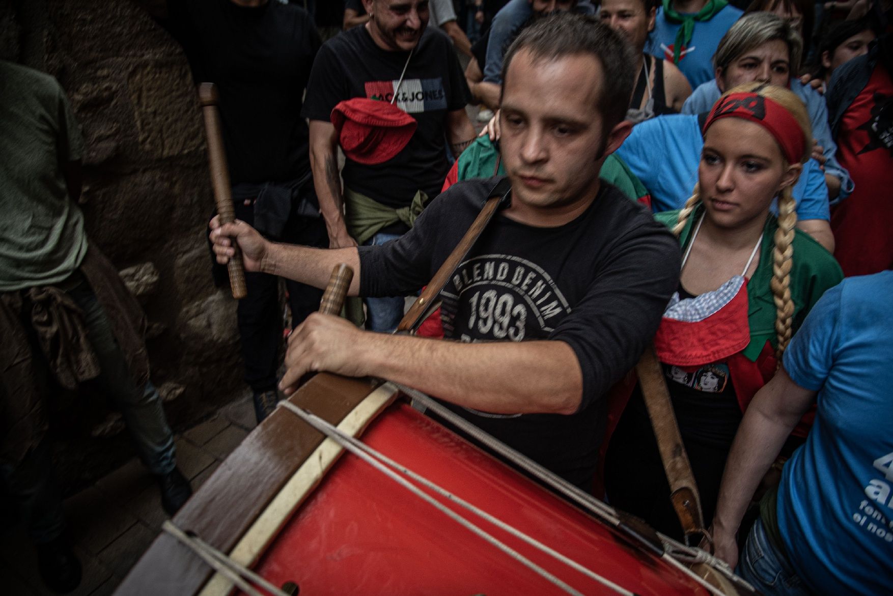 Les millors imatges del passacarrers de dimecres al vespre de Patum