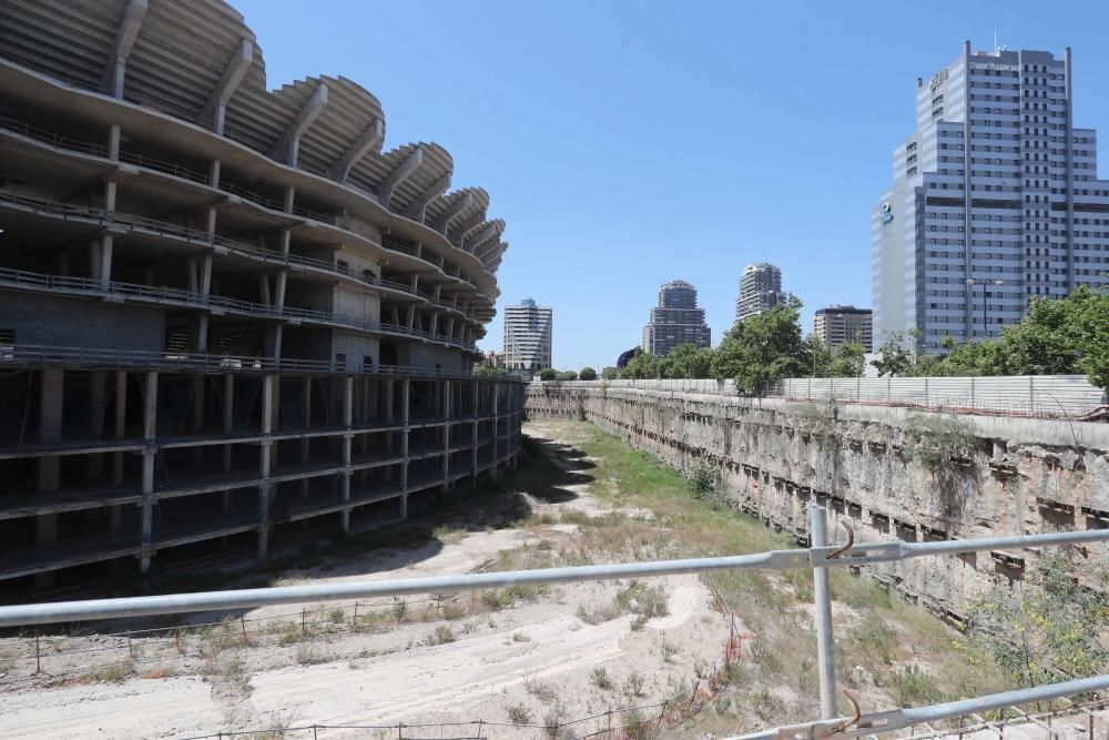 Las imágenes de las obras del nuevo Mestalla