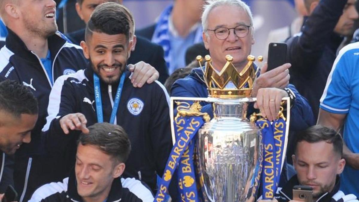 Claudio Ranieri confía en que Mahrez defienda el título en el Leicester