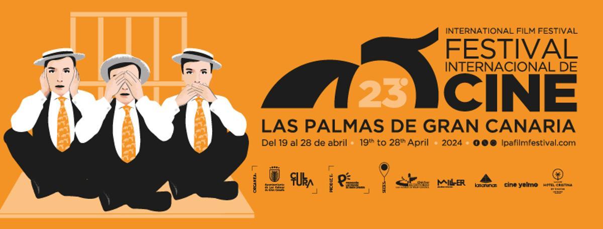 Cartel del 23º Festival Internacional de Cine de Las Palmas de Gran Canaria