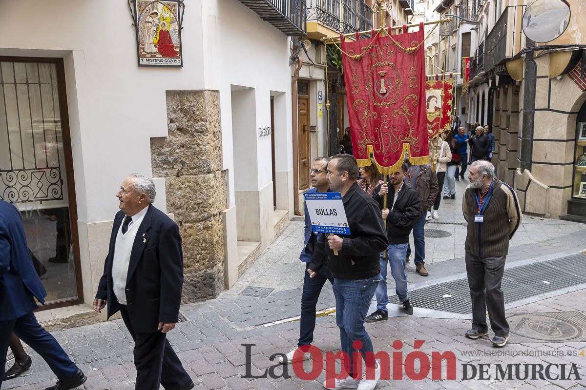Cofradías y Hermandades de Semana Santa Peregrinan a Caravaca
