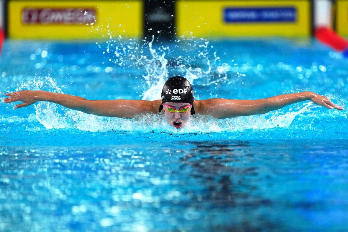 Laura Cabanes, durante la final del 200 mariposa.