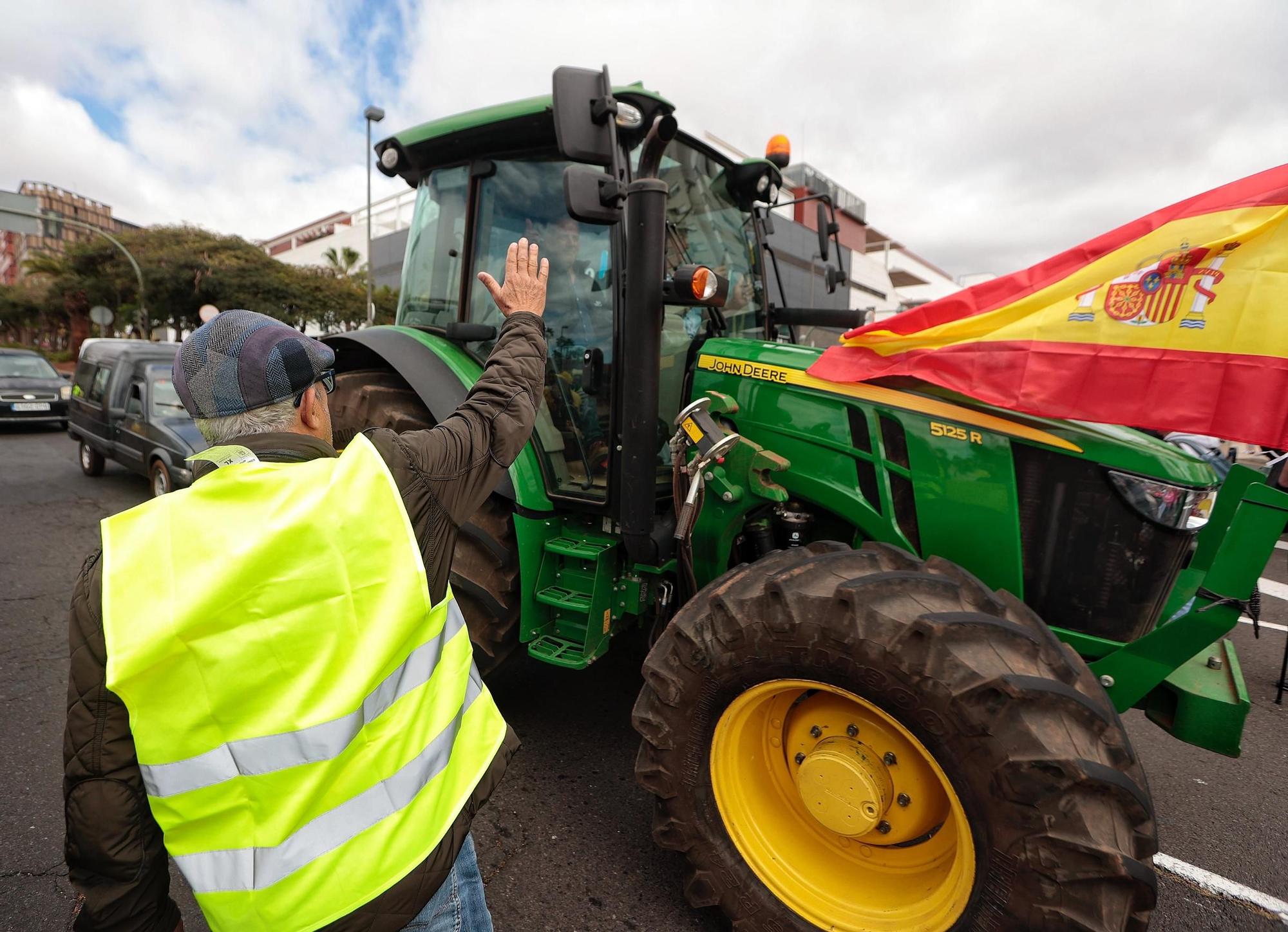 El sector agrario protesta en las calles de Santa Cruz