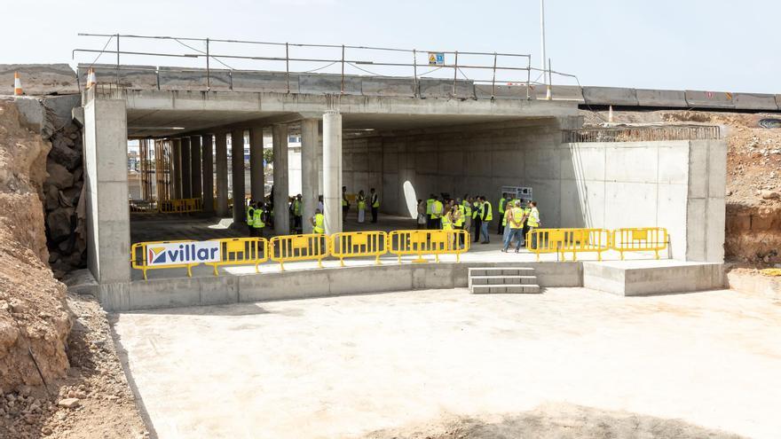 El nuevo paso inferior de Playa Honda liberará a las rotondas de acceso de unos 9.000 vehículos diarios