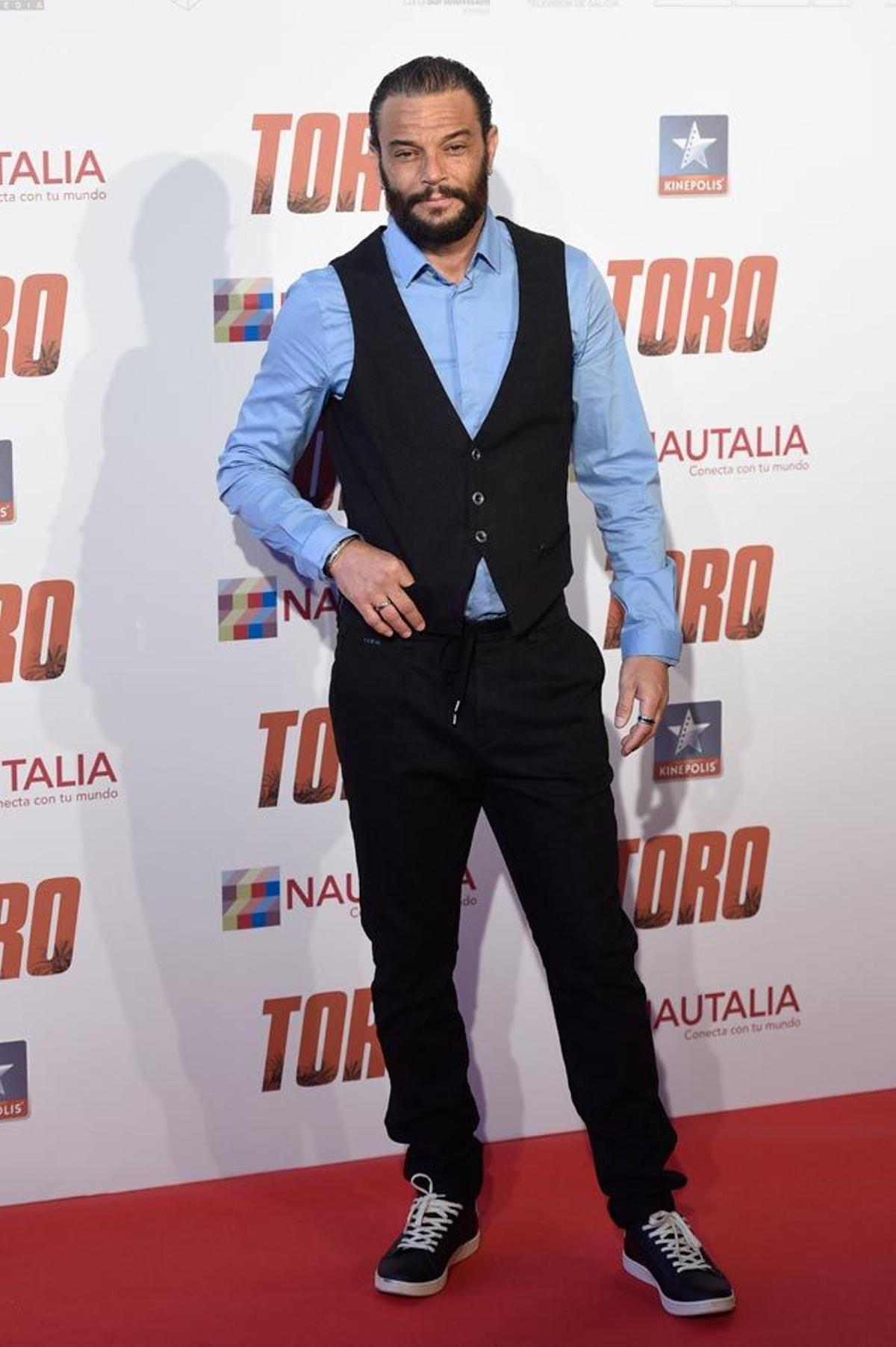 Paco Manzanedo, en la première de Toro en Madrid.