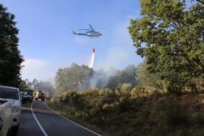 GALERÍA | Sábado de incendios en Sanabria y La Carballeda