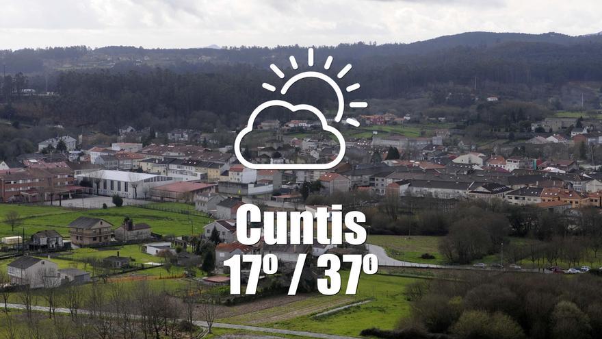 El tiempo en Cuntis: previsión meteorológica para hoy, lunes 4 de agosto
