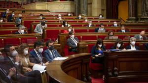 Presentación del nuevo Govern de Cataluña ante el pleno del Parlament