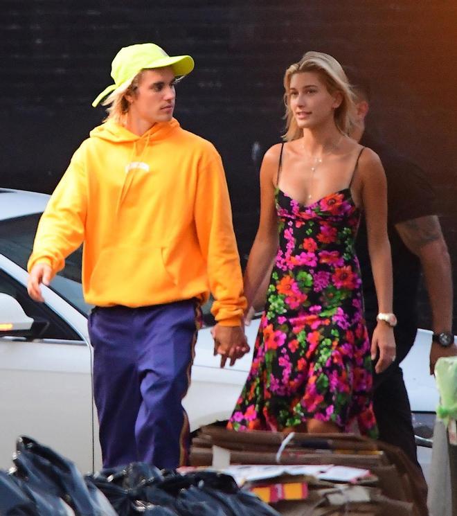 Justin Bieber y Hailey Baldwin, de la mano por las calles de Nueva York