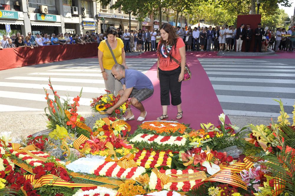 Les ofrenes de la Diada a Manresa