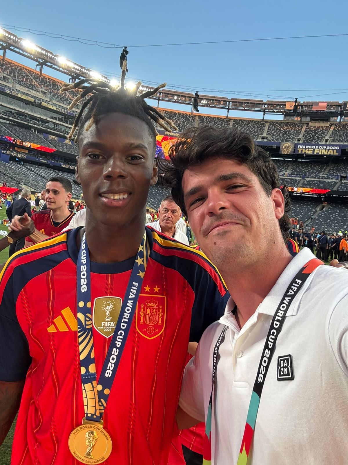Javi Valle y Nico Williams.