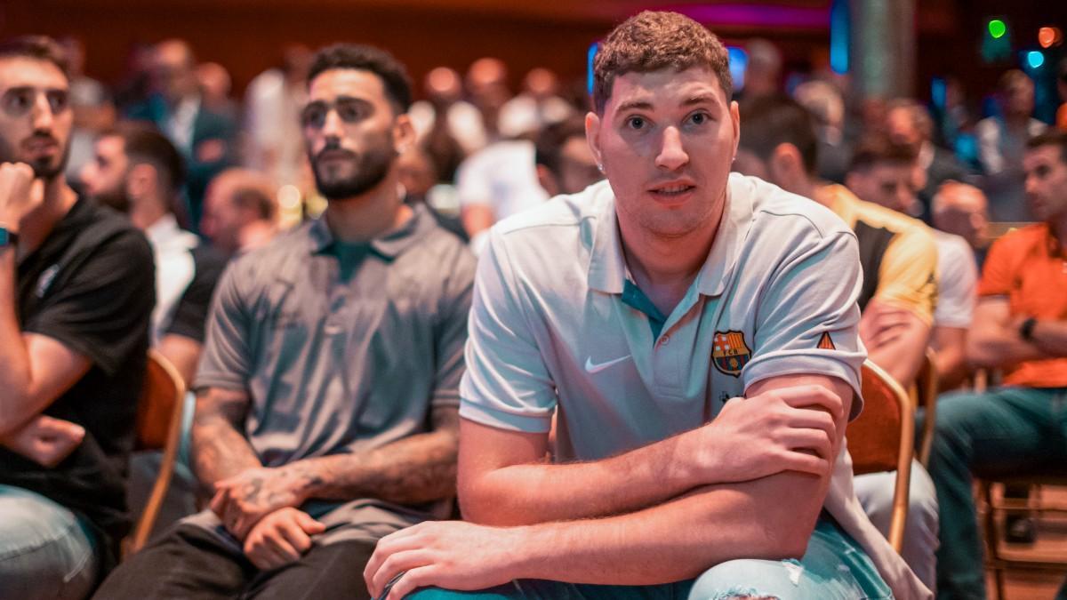 Joel Parra, durante la gala de la Liga Endesa