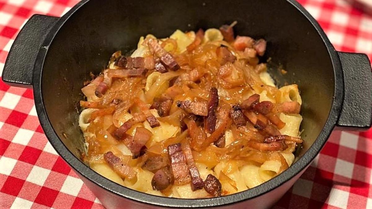 Los 'älplermagronen' del Mood Rooftop Bar del Hotel The One Barcelona.