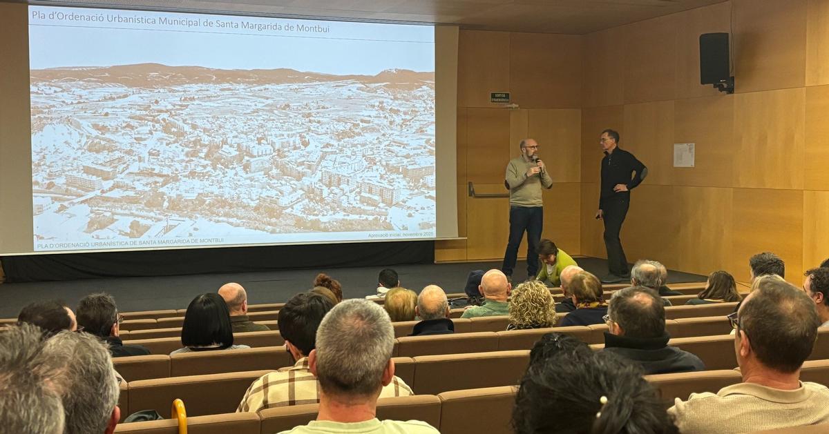 Reunió per presentar el nou pla urbanístic als veïns
