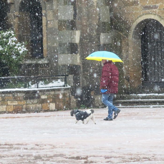 Nieve en el concejo de Aller