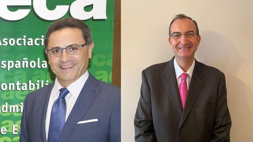 De izquierda a derecha: José Luis Lizcano, secretario de Fundación Contea, y José Manuel Oviedo, senior advisor de la entidad.