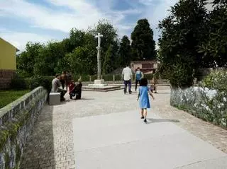 El proyecto de la primera fase para la humanización de la Rúa Nova de Beluso, en Bueu