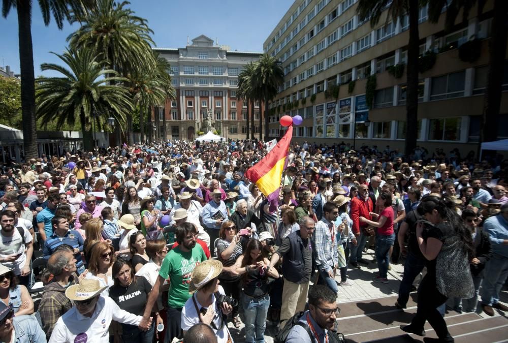 Mitin de En Marea en A Coruña