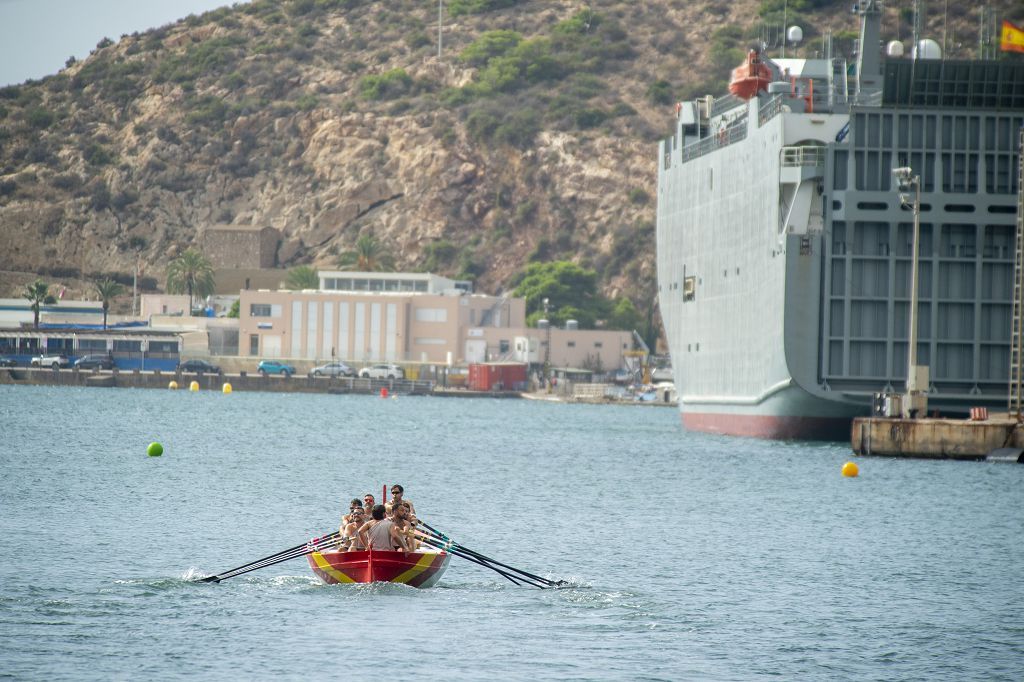 Los cartagineses ganan la regata marítima