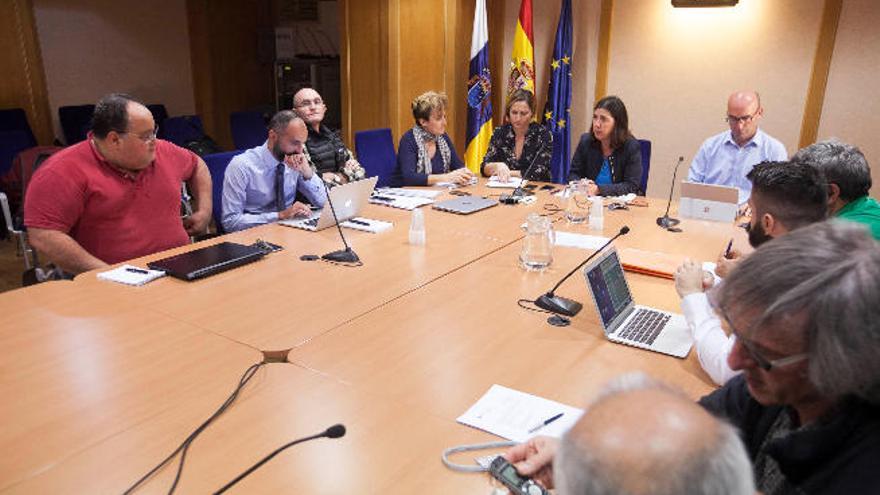 Un momento de la reunión del Comité Científico de Evaluación y Seguimiento de Fenómenos Volcánicos.