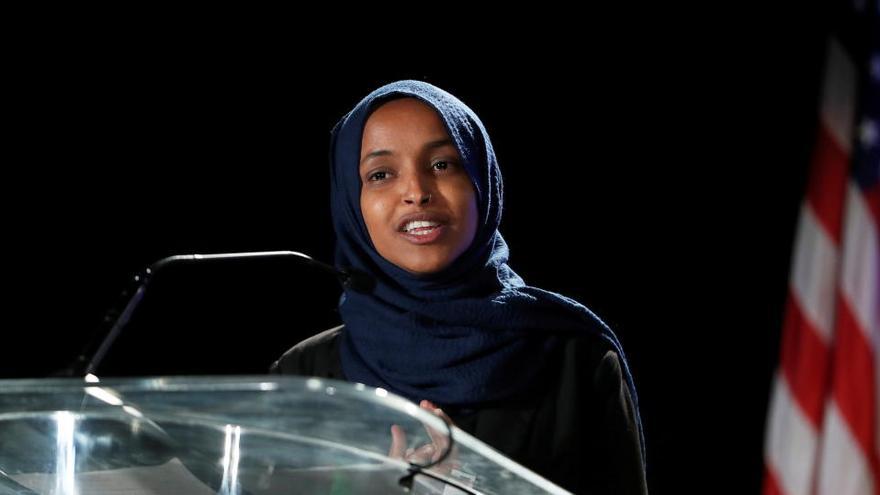 Ilhan Omar, una de les congressistes demòcrates que ha revalidat el seu escó