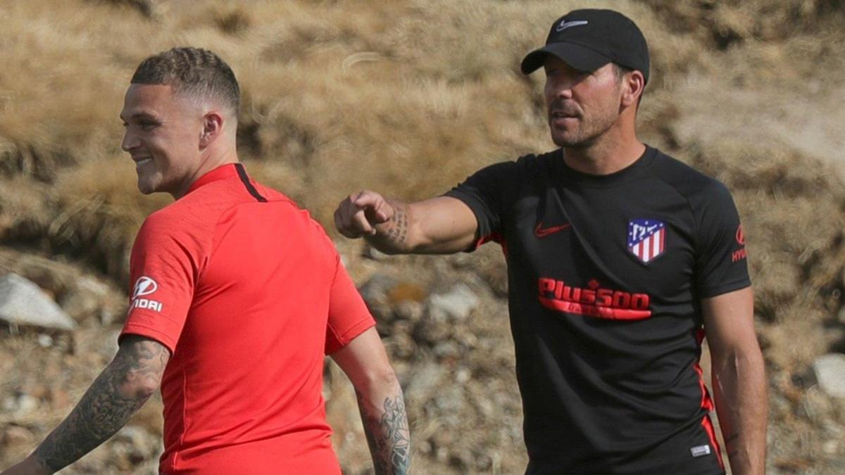 Kieran Trippier: &quot;Simeone es el mejor entrenador del mundo&quot;