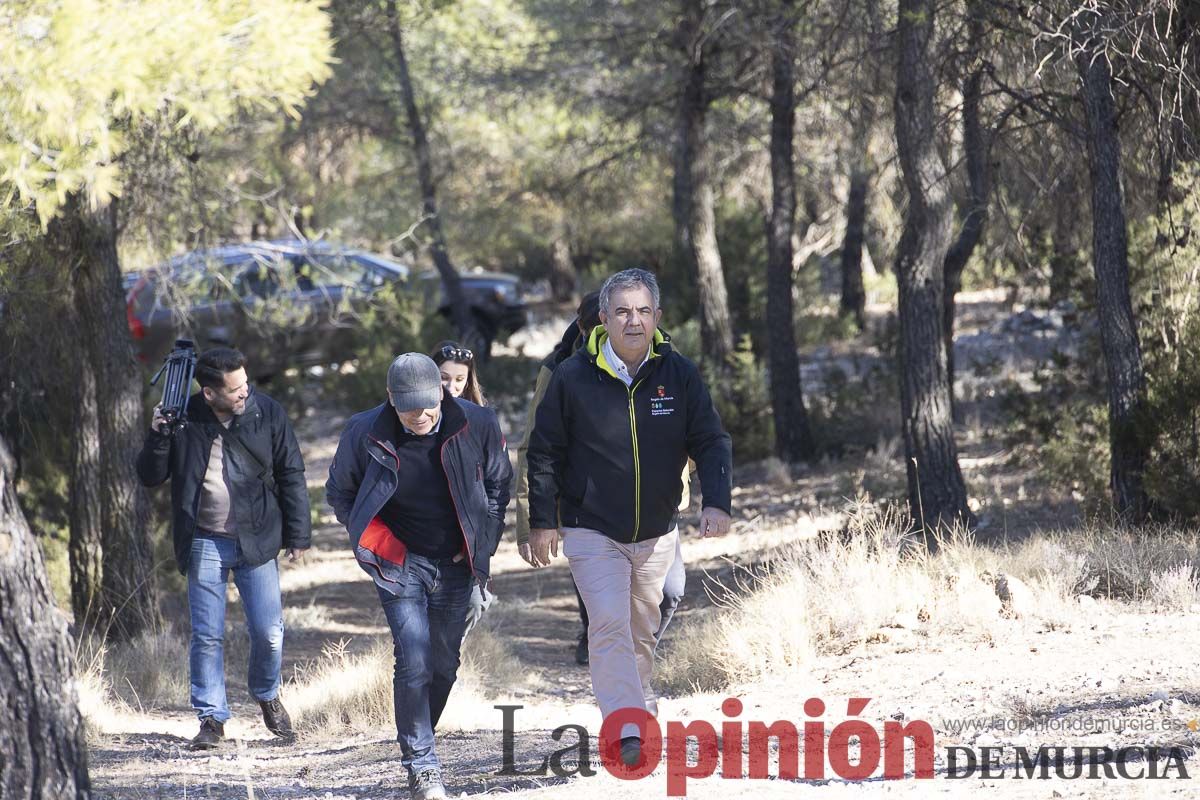 Suelta de dos buitres leonados en la Sierra de Mojantes en Caravaca