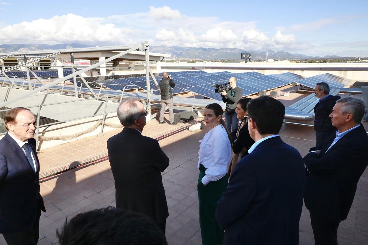 La nueva sede de Ávoris, en el polígono de Son Castelló, es autosuficiente por su estación de generación eléctrica fotovoltaica.