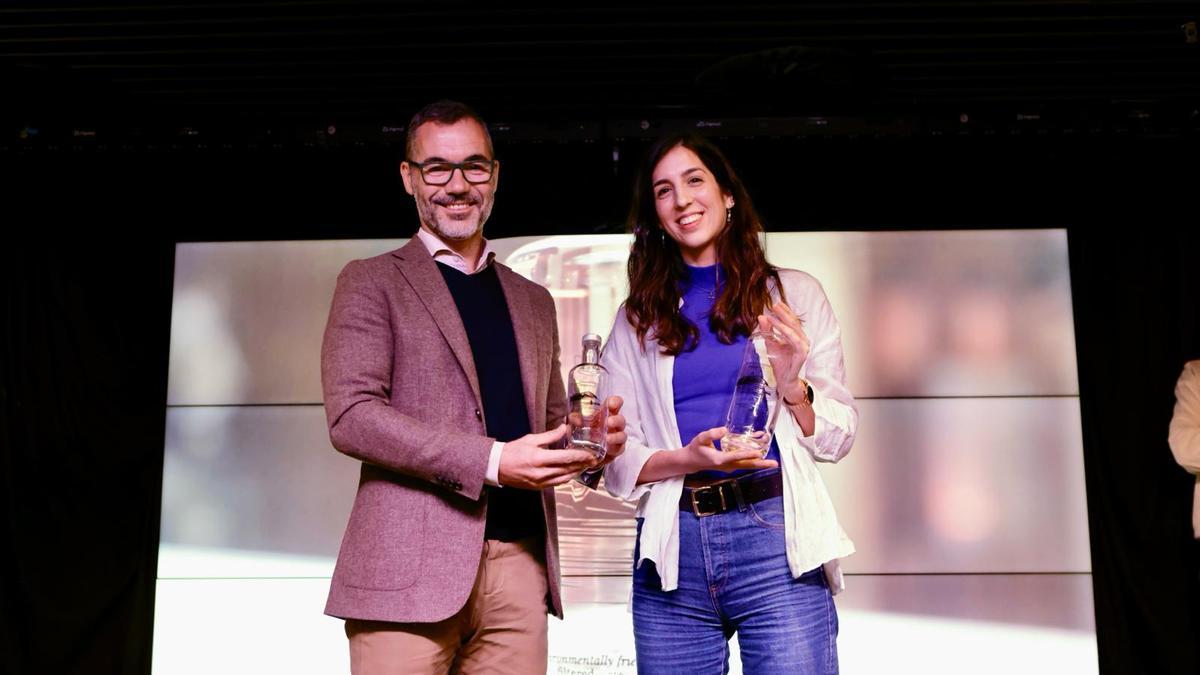 Marta López, ganadora de los premios Casino Azul.