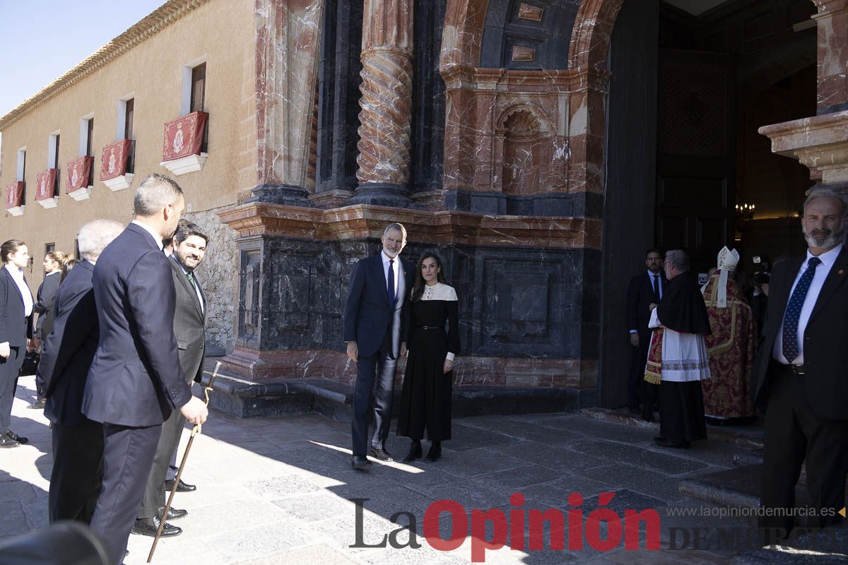 Visita de los reyes de España a Caravaca (explanada de la Basílica)
