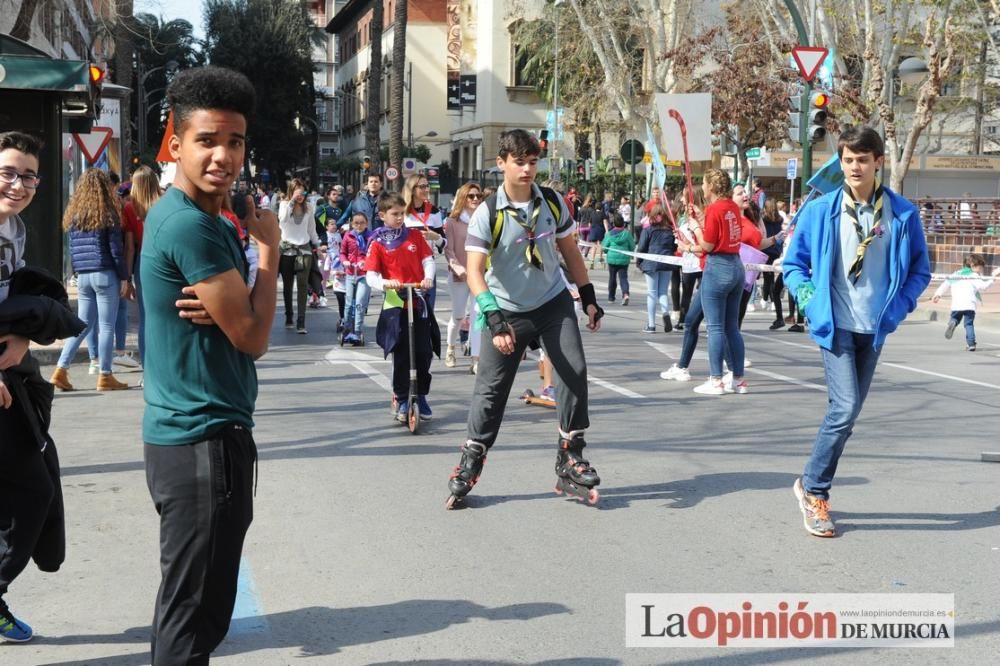 Marcha solidaria de Jesús-María por Haití