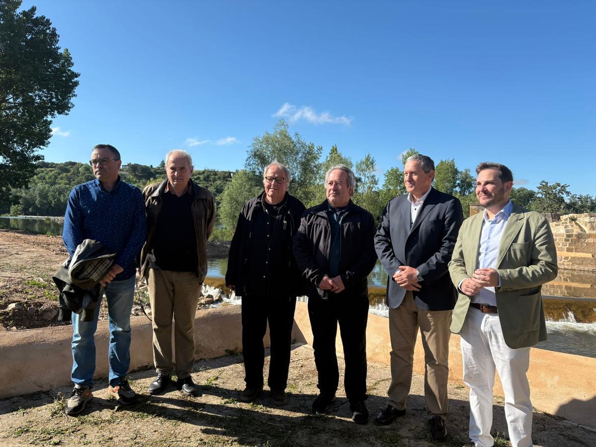 GALERÍA | Visita institucional a las Aceñas de Gijón de Zamora a causa de la finalización de las obras