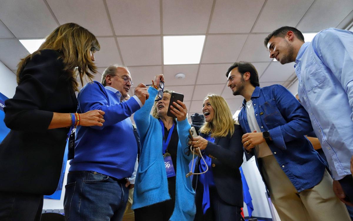EN IMÁGENES: El PP asturiano celebra la victoria en las elecciones europeas