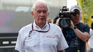 Helmut Marko, en el paddock de F1