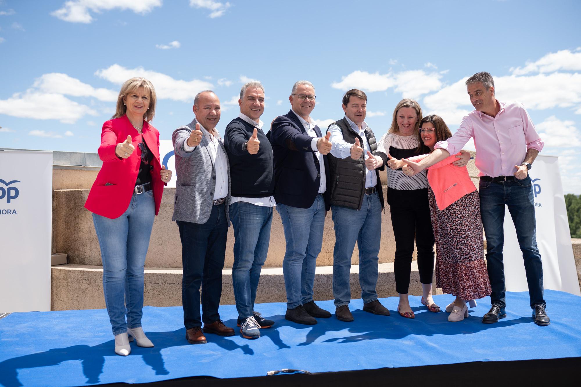 Acto del Partido Popular (PP) de Zamora en apoyo a Jesús María Prada