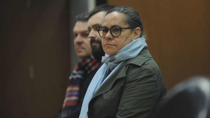 María Faraldo, el mes pasado en la Audiencia.