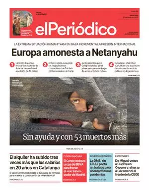 La portada de EL PERIÓDICO del 21 de mayo de 2025