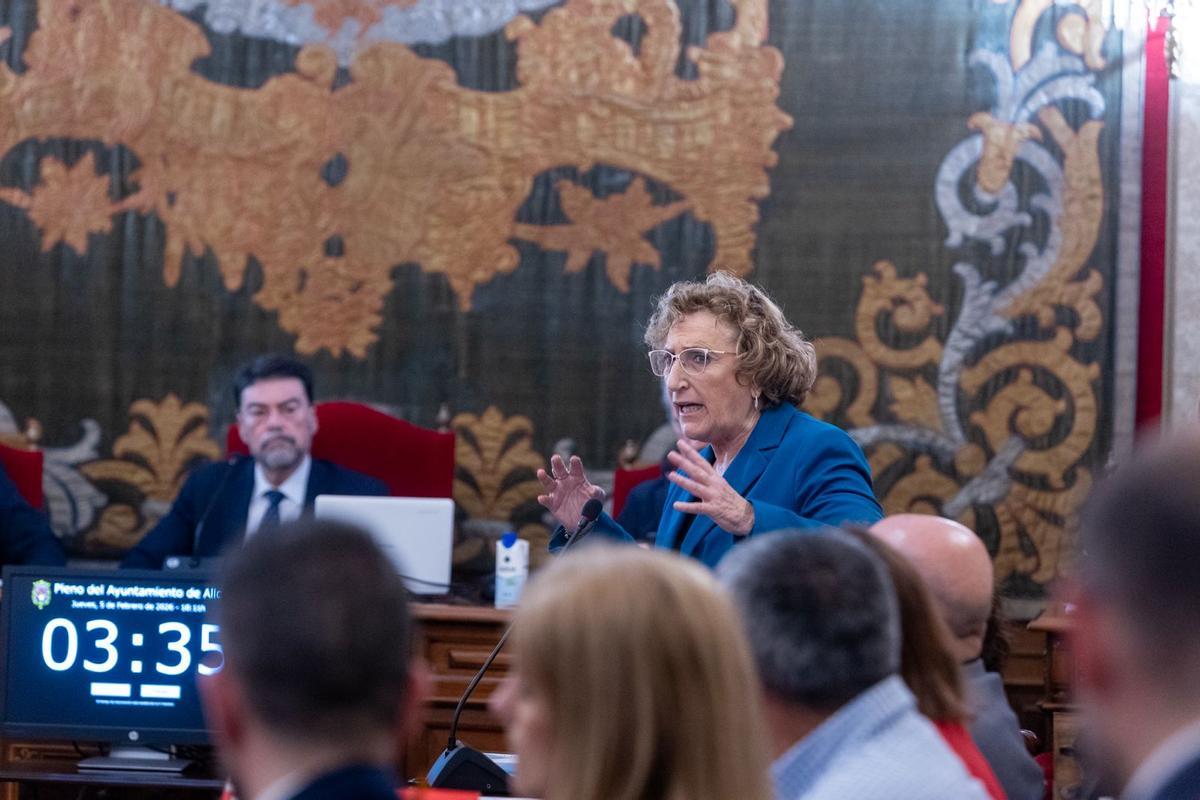 Tensión en el Pleno del Ayuntamiento de Alicante por la polémica de las viviendas protegidas