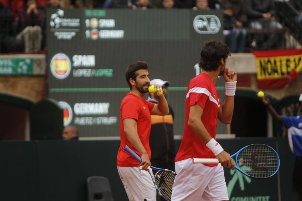 Partido de dobles España-Alemania