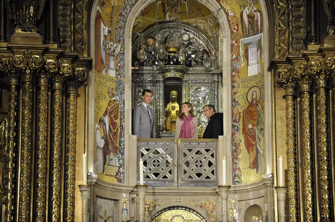 La visita de Felip i Letizia a Montserrat el 2011 en fotos